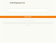 Tablet Screenshot of andyshipping.com